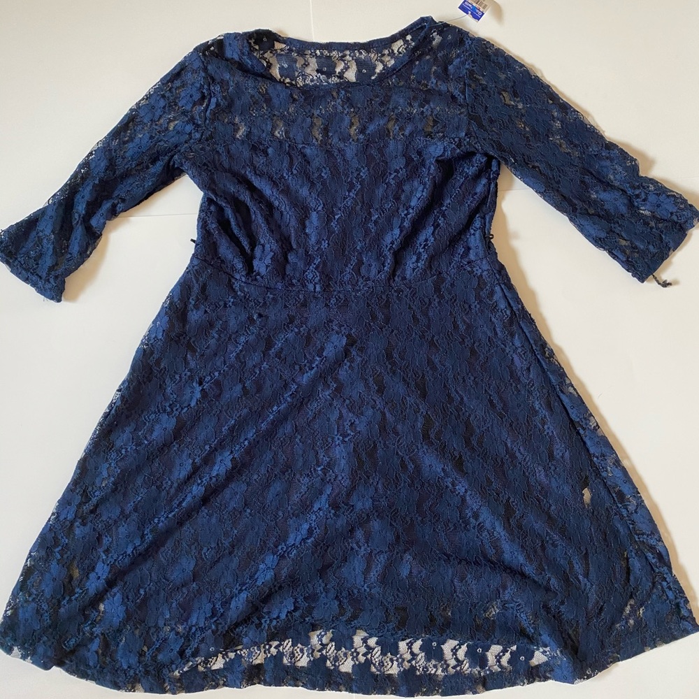 Blue Laced Dress